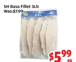 Top Food Supermarket SH Basa Fillet 3Lb offer