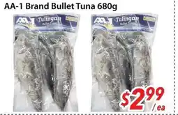 Bestco Food Mart AA-1 Brand Bullet Tuna offer