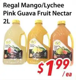 Bestco Food Mart Regal Mango/Lychee Pink Guava Fruit Nectar offer