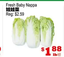 Yuan Ming Supermarket Fresh Baby Nappa offer