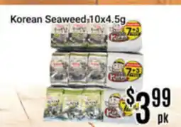 Nations Fresh Foods Korean Seaweed offer