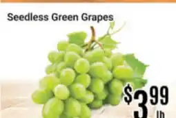Nations Fresh Foods Seedless Green Grapes offer