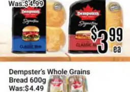 Nations Fresh Foods Dempster's Whole Grains Bread offer