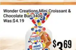 Nations Fresh Foods Wonder Creations Mini Croissant & Chocolate Bun offer