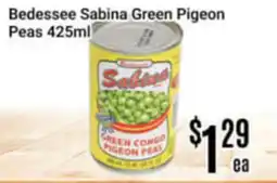 Nations Fresh Foods Bedessee Sabina Green Pigeon Peas offer