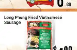 Nations Fresh Foods Long Phung Fried Vietnamese Sausage offer