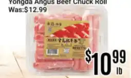 Nations Fresh Foods Yongda Angus Beef Chuck Roll offer