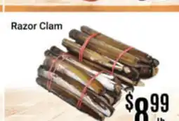 Nations Fresh Foods Razor Clam offer