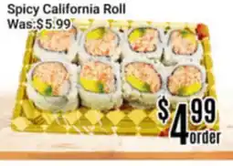 Nations Fresh Foods Spicy California Roll offer