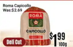 Nations Fresh Foods Roma Capicollo offer