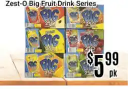 Nations Fresh Foods Zest-O Big Fruit Drink Series offer