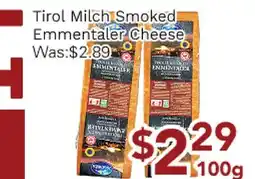 Ample Food Market Tirol Milch Smoked Emmentaler Cheese offer