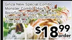 Ample Food Market Ginza New Special Combo offer