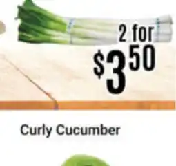 Nations Fresh Foods Curly Cucumber offer