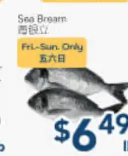 Oceans Fresh Food Market Sea Bream offer