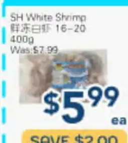 Oceans Fresh Food Market SH White Shrimp offer