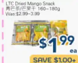Oceans Fresh Food Market LTC Dried Mango Snack offer