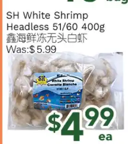 Ample Food Market SH White Shrimp Headless 51/60 offer
