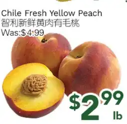 Ample Food Market Chile Fresh Yellow Peach offer