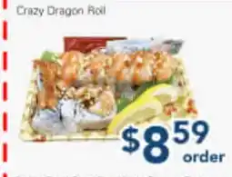 Oceans Fresh Food Market Crazy Dragon Roll offer