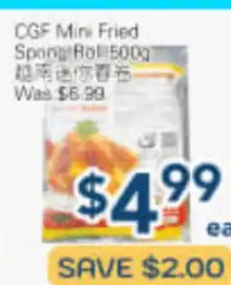 Oceans Fresh Food Market CGF Mini Fried Spring Roll offer