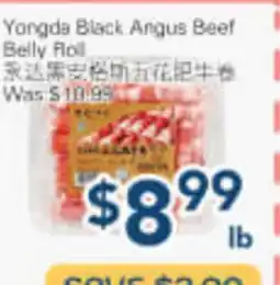 Oceans Fresh Food Market Yongda Black Angus Beef Belly Roll offer