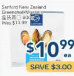 Oceans Fresh Food Market Sanford New Zealand Greenshell Mussels offer