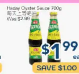 Oceans Fresh Food Market Haday Oyster Sauce offer