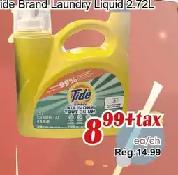 Marche C&T Tide Brand Laundry Liquid offer
