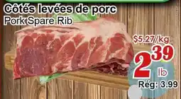 Marche C&T Côtés levées de porc offer
