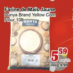 Marche C&T Dunya Brand Yellow Corn Flour 10lb offer