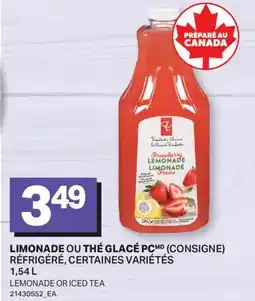 L'Intermarché LIMONADE OU THÉ GLACÉ | LEMONADE OR ICED TEA offer
