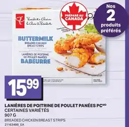 L'Intermarché LANIÈRES DE POITRINE DE POULET PANÉES | BREADED CHICKEN BREAST STRIPS offer
