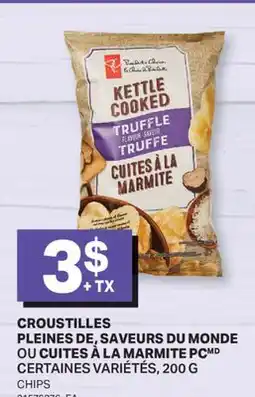 L'Intermarché CROUSTILLES PLEINES DE, SAVEURS DU MONDE OU CUITES À LA MARMITE | CHIPS offer