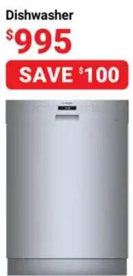 Visions Electronics Bosch 300 Series 24 Built-in Recessed Handle Dishwasher with HomeConnect offer