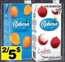 Supermarché PA JUS RUBICON | Juice offer