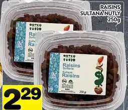 Supermarché PA RAISINS SULTANA NUTLY offer