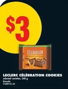 No Frills Leclerc célébration cookies offer