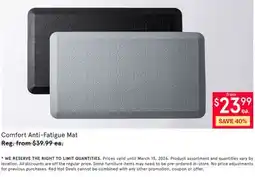 Kitchen Stuff Plus Comfort Anti-Fatigue Mat offer