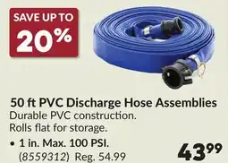 Princess Auto 50 ftPVC Discharge Hose Assemblies offer