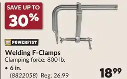 Princess Auto Welding F-Clamps 6 in offer
