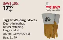 Princess Auto Tigger Welding Gloves offer
