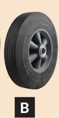 Princess Auto Solid-Rubber Wheel Assemblies offer