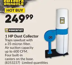 Princess Auto 1 HP Dust Collector offer