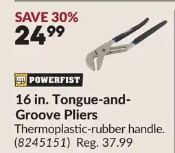 Princess Auto 16 in. Tongue-and- Groove Pliers offer