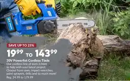 Princess Auto 20V Power Fist Cordless Tools offer