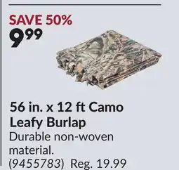 Princess Auto 56 in. x 12 ftCamo Leafy Burlap offer
