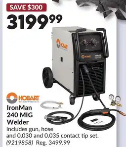 Princess Auto IronMan 240 MIG Welder offer