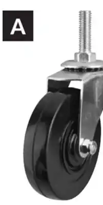 Princess Auto CastEx 4 in. Threaded-Stem Casters offer