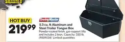 Princess Auto Towing Master 5.3 cu. ftAluminum and Steel Trailer Tongue Box offer